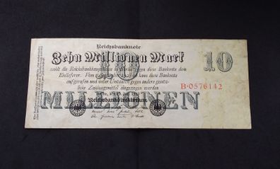 Reichsbank : German 10 Million Mark Banknote- 1923