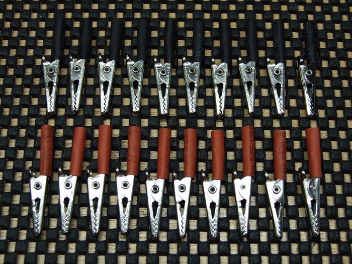Crocodile clips (35mm) (20pcs)