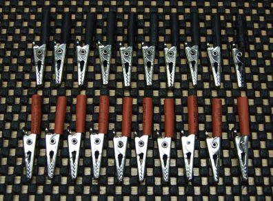 Crocodile clips (35mm) (20pcs)