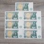 English One Pound Note Image 2