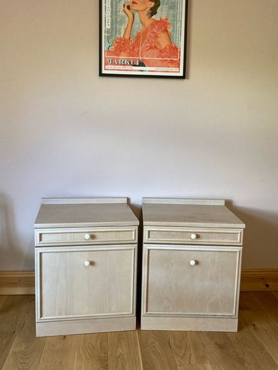 Vintage bedside lockers