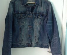 Denim jacket size 14