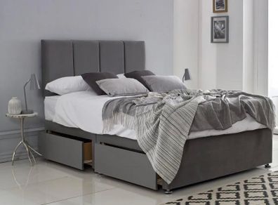 New Single, Double, King And Super King Sizes Divan Beds In Stock. Optional Mattresses, Drawers And Multiple Design Available