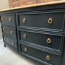 Large curved 6 drawer chest of drawers Image 5