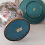 Vintage Chinese Cloisonne vases and plate Image 10