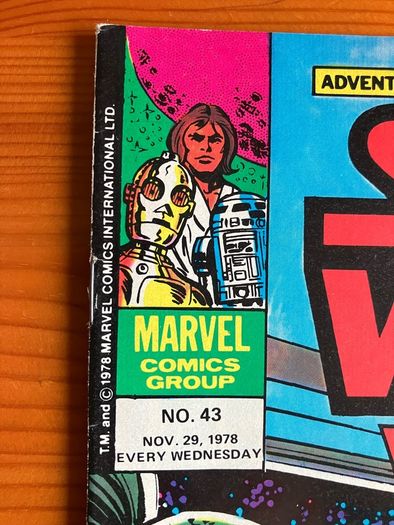 Comic: 'Star Wars Weekly' no. 43 / 1978