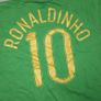 Brazil (XLB) 2006 Ronaldinho Tee Shirt Tshirt Jersey Vintage Retro Nike Jersey Brasil Soccer Football Retro Oldschool Youths CHilds Chilrdrens Girls Ladies Womans Image 8