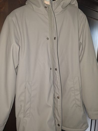 Dunnes Stores Girls Fleece Lined Hooded Raincoat