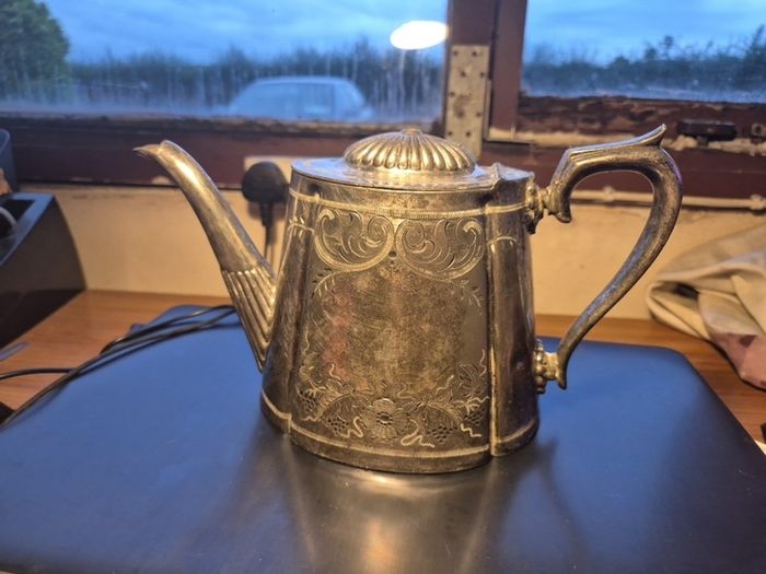 1928 Silver Vintage Teapot