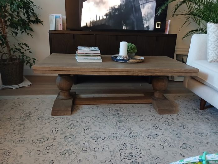 Mulholland Dark Oak Coffee Table Barely Used