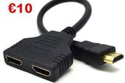 HDMI 2 Way Splitter