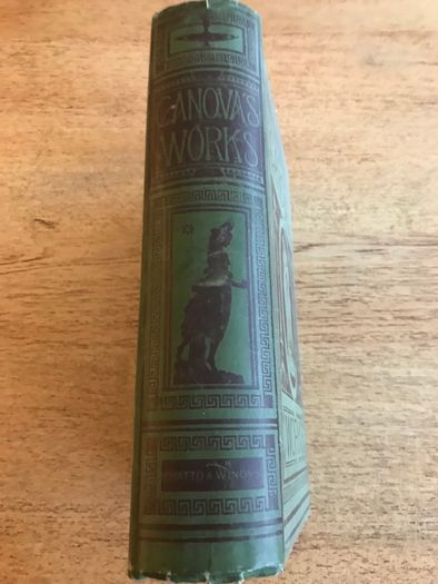 Antique Book 'Canova's Works'