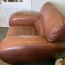 Brown Leather Armchair Image 2