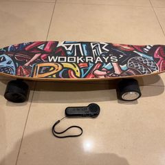 Electric skateboard with remote