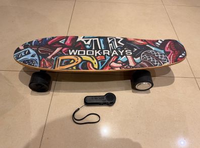 Electric skateboard with remote