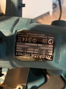 Makita 190mm circular saw,only used twice,comes with case,240v.
