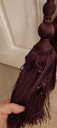 Tiebacks  wine colour