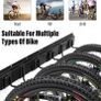 NEW SALE | Bike Wall Rack for 4 Bicycles + 2 Helmets,Bike Storage Wall Mount Hanger,Adjustable for Garage or Home, Vertical Cycling Hanger, Holder for Road Bicycles Image 4