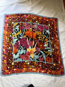 vintage Ken Scott silk scarf