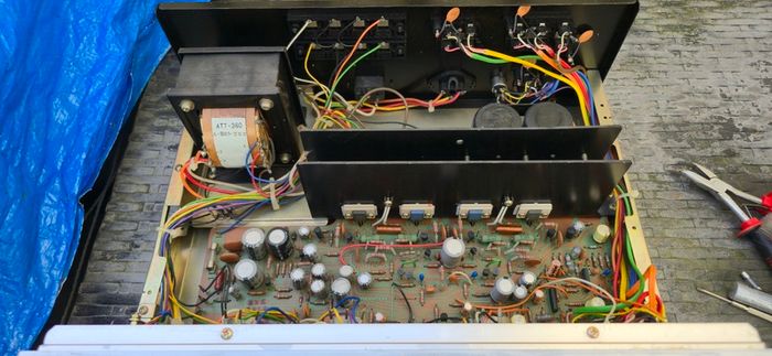 Vintage Power Amplifier Pioneer Sa 6500 Ii