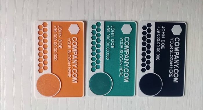 Customisable business card