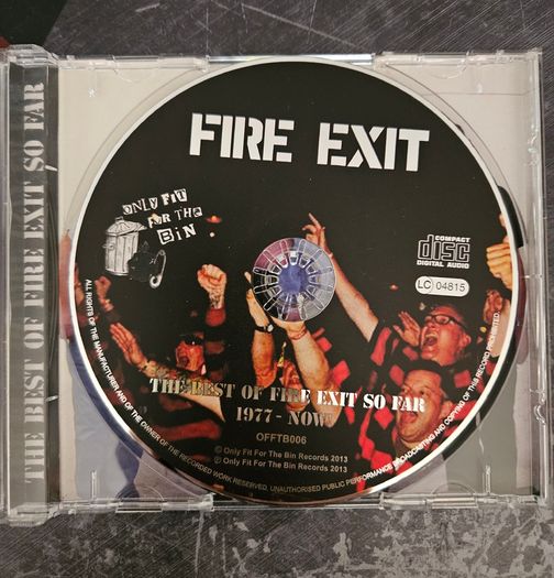 Fire Exit "Religion Is The Biggest Cause Of War (The Best Of Fire Exit So Far 1977 - Now)" CD Album