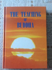 The Teaching of Buddha.  Hardback Book.