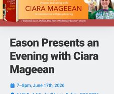 2 tickets to an An Evening with Ciara Mageean June 17th