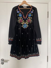 Vintage Velvet Derhy Dress Size M fits 12/14