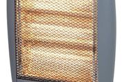 NEW SALE | 3 Bar Halogen Heater with Carry Handle, Safety Tip-Over Switch, 1200W, Grey