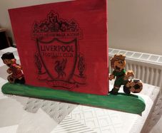 Hand made FC Liverpool Wood gift