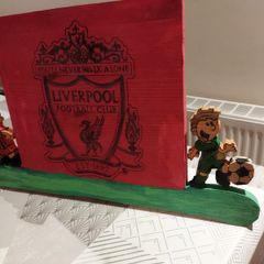 Hand made FC Liverpool Wood gift