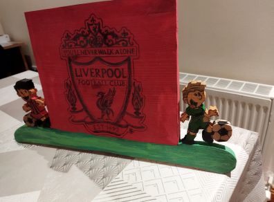 Hand made FC Liverpool Wood gift