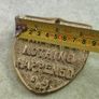 3 different items. No. 1- Vintage Brass Motto Plaque / Shield. In Great Condition. 38.00 euro. 2- KitchenCraft Chrome Nut Cracke 12.00 euro. 3- Vintage Marquis By Waterford Iris Crystal Oval is  Picture Frame but missing the back could uesd as trinklet di Image 4