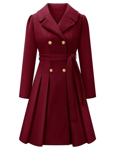 Brand New Women's Wool Blend Long Coat
