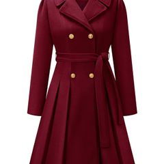 Brand New Women's Wool Blend Long Coat