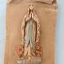 Pair of Holy Water fonts, Child of Prague and Our Lady, devotional item, Image 3