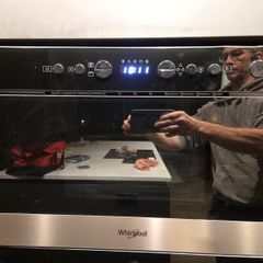 whirlpool microwave, built in