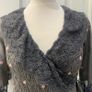 Odd Molly Grey lace & pink embroidered dress. Size 8/10 Image 3
