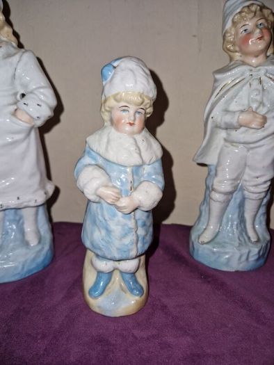 Set of 3 Victorian Staffordshire figures