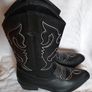 Ladies Cowboy Boots Size 6 Image 5