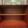 Mahogany Display Cabinet with Glass Shelves & Internal Lighting Image 6