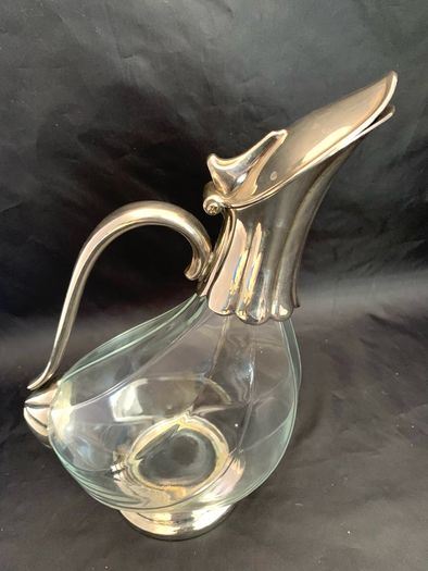 Vintage Duck Shaped Wine Decanter