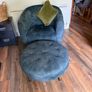Arm Chair and foot stool Image 3