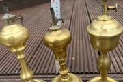 Antique Brass Oil Lamps