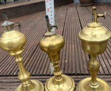 Antique Brass Oil Lamps