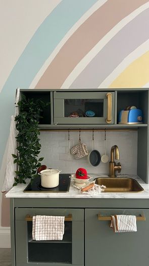 Kids Play Kitchen with accessories
