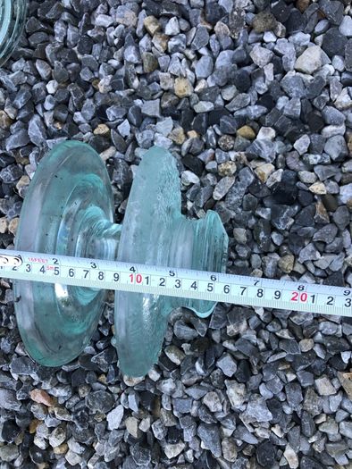 vintage glass insulator