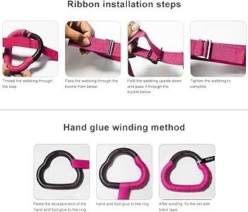 NEW SALE | Gymnastic Rings Set Childrens Home Fitness Training Equipment with Adjustable Buckle