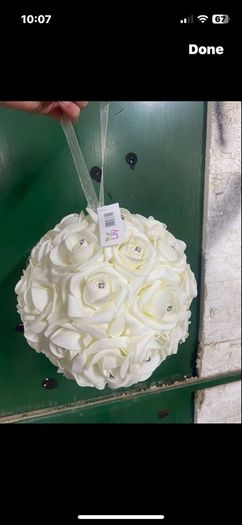 flowers ball foam with diamond pins